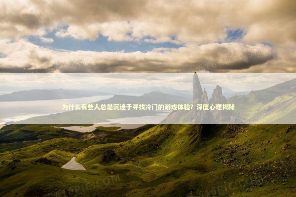 为什么有些人总是沉迷于寻找冷门的游戏体验？深度心理揭秘