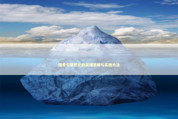 搜索引擎优化的关键策略与实施方法 IT技术